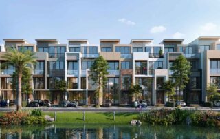 Phối cảnh biệt thự phố The 9 Stellars phát triển bởi SonKim Land.