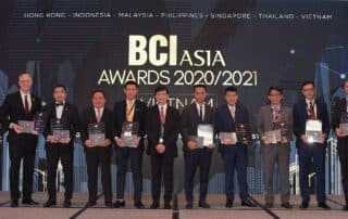 Đại diện các doanh nghiệp được vinh danh tại BCI Asia Awards năm nay.