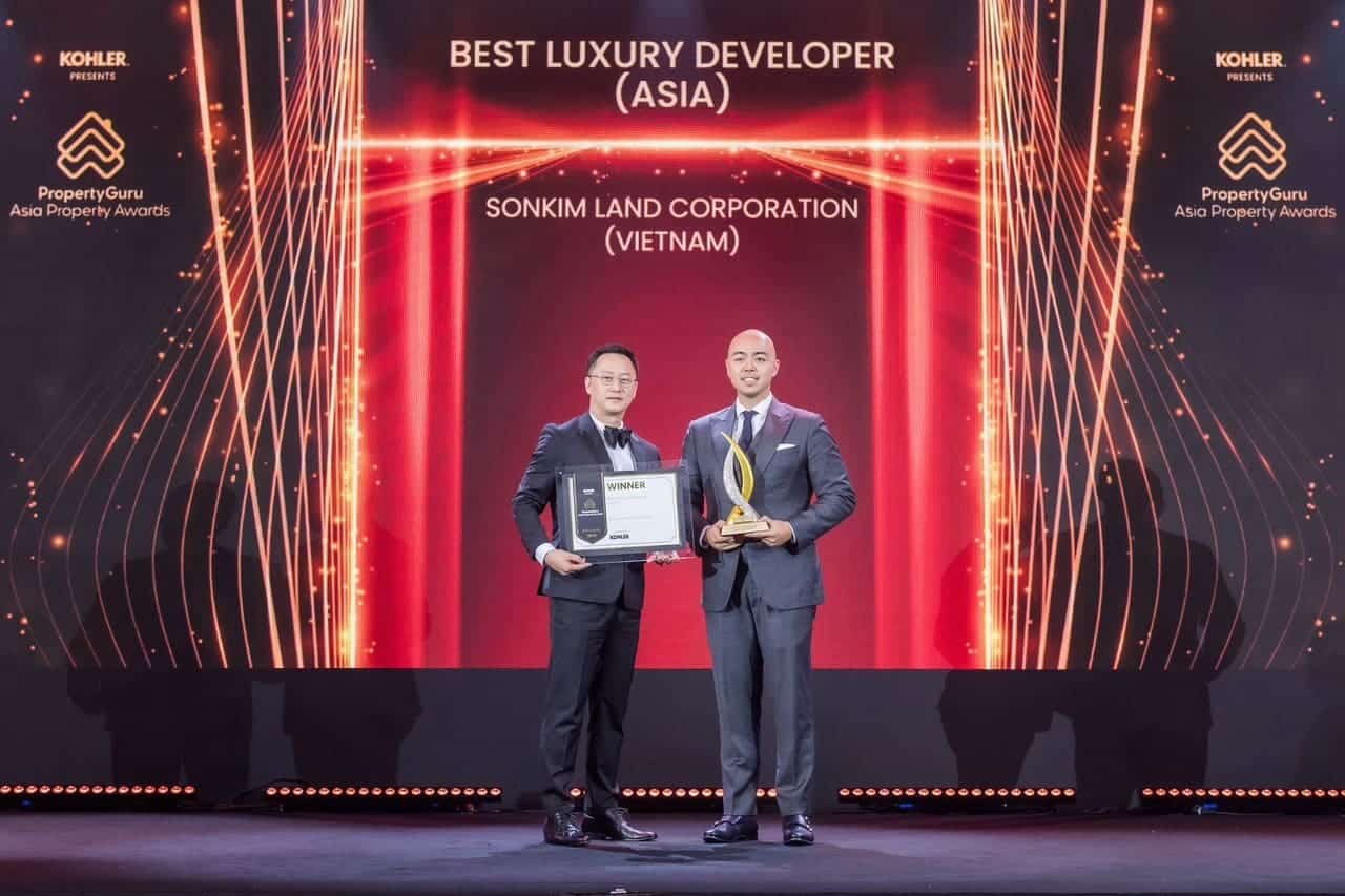 SonKim Land nhận giải tại giải thưởng bất động sản PropertyGuru Châu Á 2023