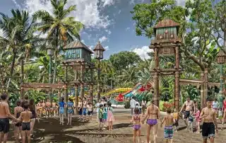 Công viên nước tại Blanca City, nơi hứa hẹn mang đến trải nghiệm vui chơi giải trí đẳng cấp quốc tế.
