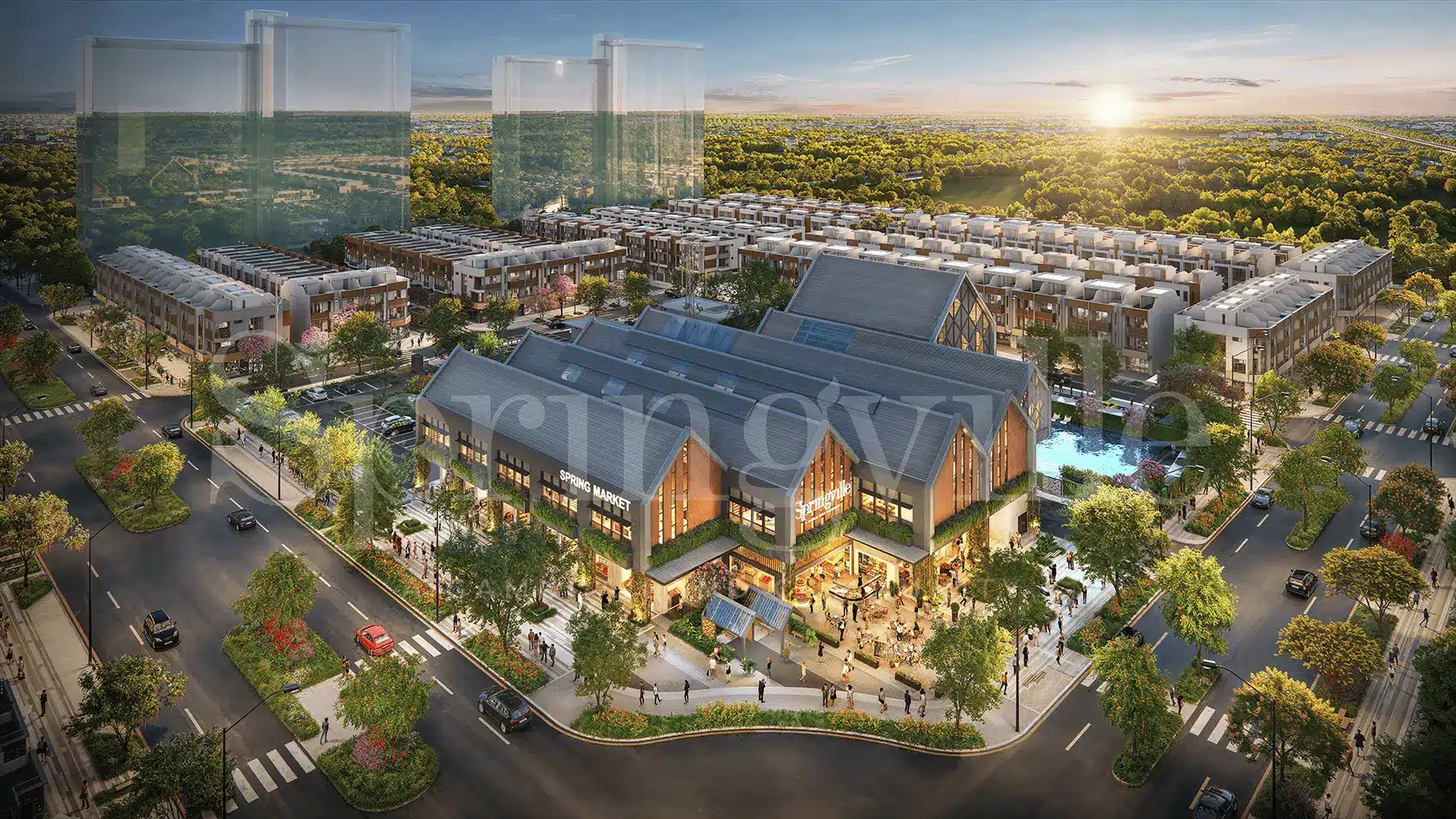 Spring Ville – Khu đô thị sinh thái đẳng cấp với tiện ích quốc tế tại Hiệp Phước, Nhơn Trạch, Đồng Nai.