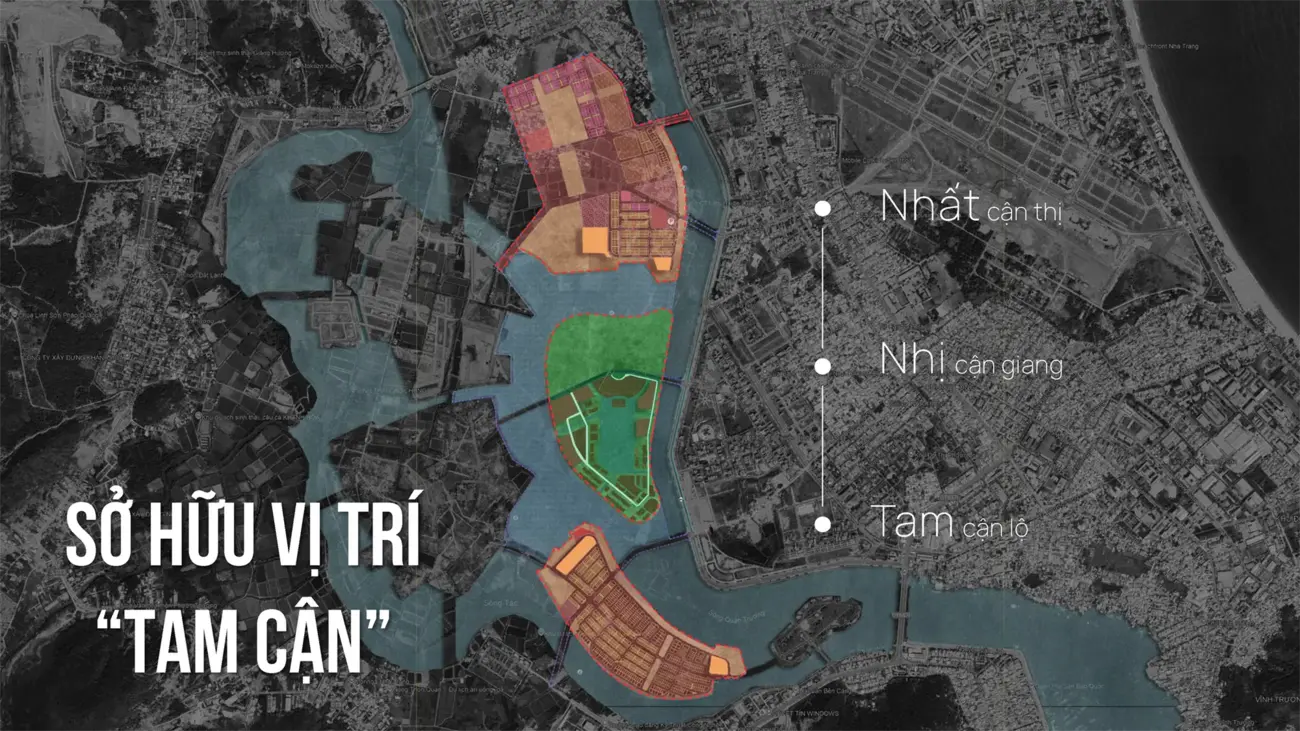 Dự án Charmora City của Sun Group tại Khánh Hòa: Vị trí đắc địa – trung tâm ven sông kề biển.